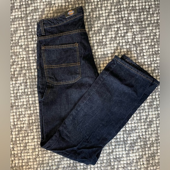 NWT Dickies dark denim carpenter jeans 6 RG - Picture 2 of 6